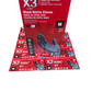 X3 3 mil Black Nitrile Disposable Industrial Gloves - BX3